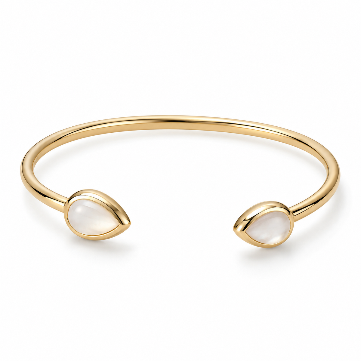 VELQIZORA™ Lyra Paperclip Chain Bracelet – Polished Silver Link Bracelet, Contemporary Minimalist Wrist Chain