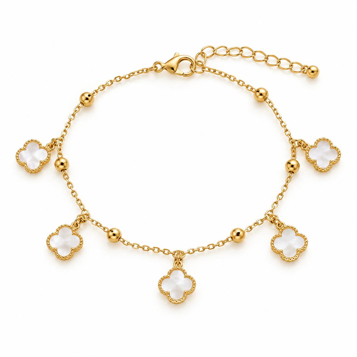VELQIZORA™ Thalia Star Charm Chain Bracelet – Midnight Blue Enamel Accent Bracelet, Celestial Minimalist Jewelry