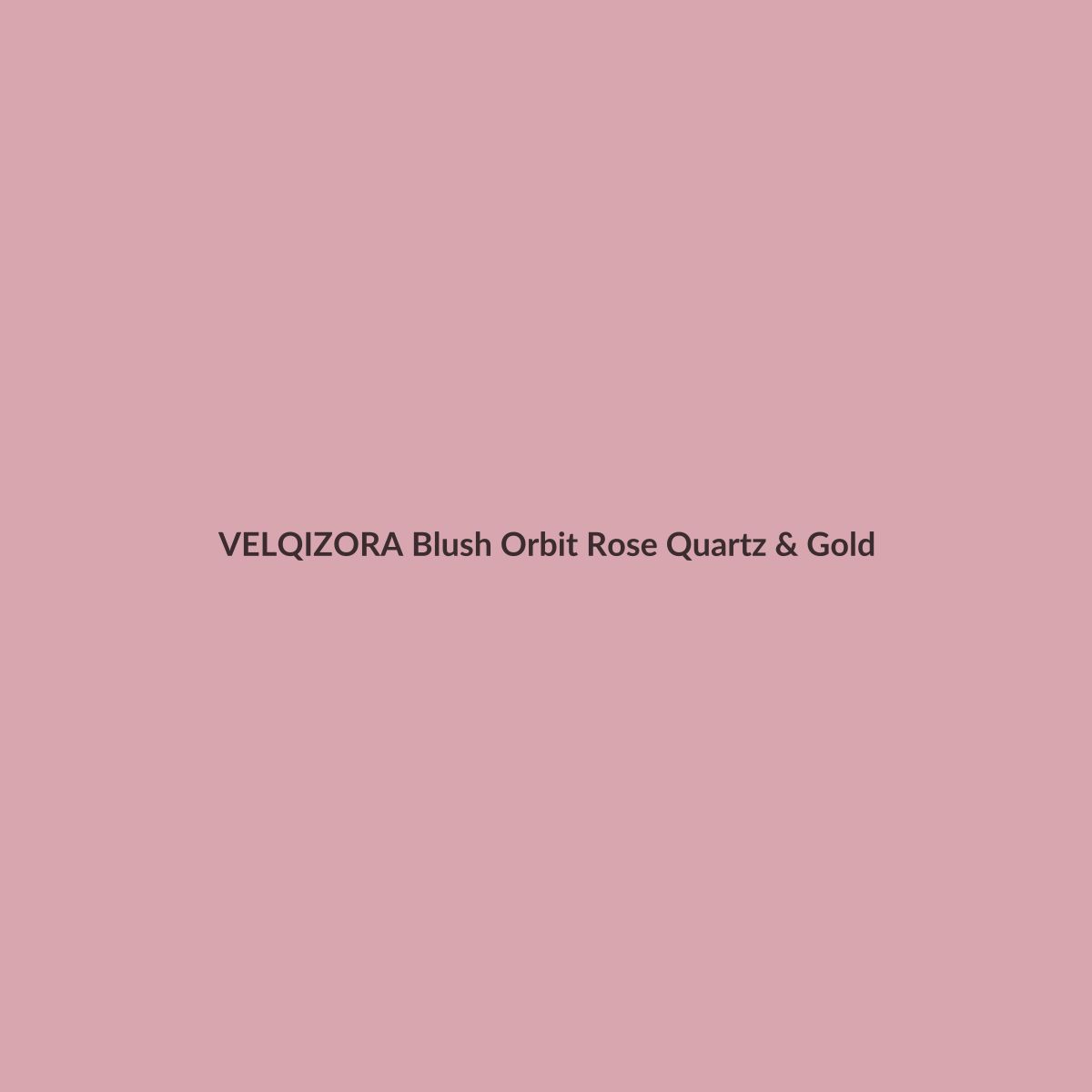 Blush Orbit Rose Quartz & Gold – VELQIZORA™ product preview