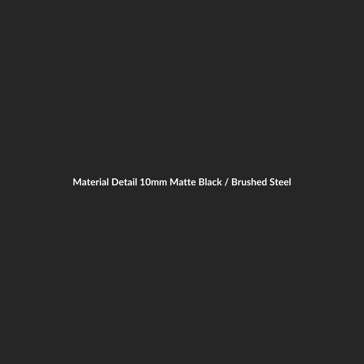 Midnight Bar Matte Onyx & Steel material detail – matte onyx-style beads with a compact brushed steel-tone bar detail