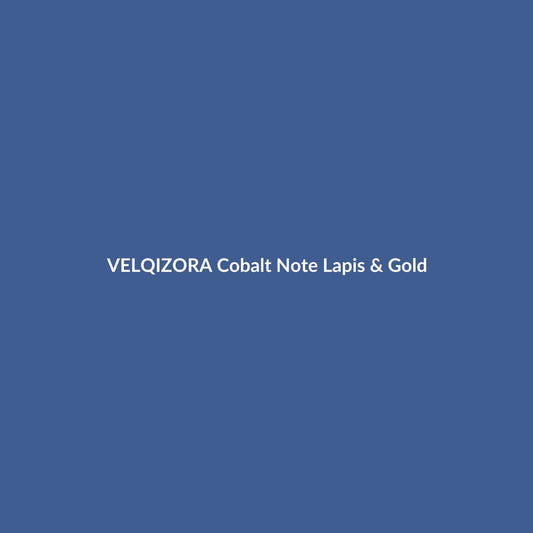 Cobalt Note Lapis & Gold – VELQIZORA™ product preview