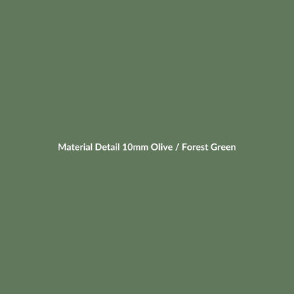 Olive Arc Green Aventurine material detail – aventurine-style polished beads in deep mineral greens