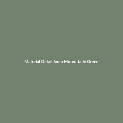 Mossline Green Jade material detail – jade-style green beads with softly varied mineral tones